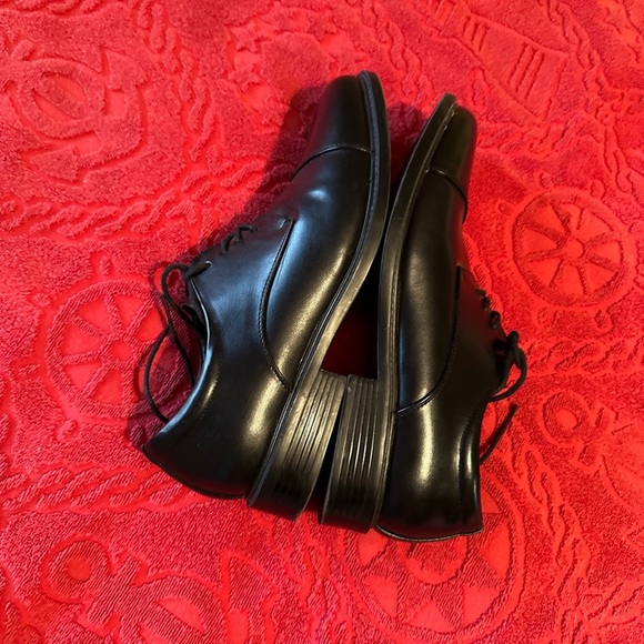 Classic Black Men's Dress Shoes Croft & Barrow Ortholite Size 9 - Picture 6 of 8